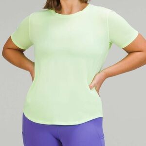 High-Neck Running and Training T-Shirt - Faded Zap